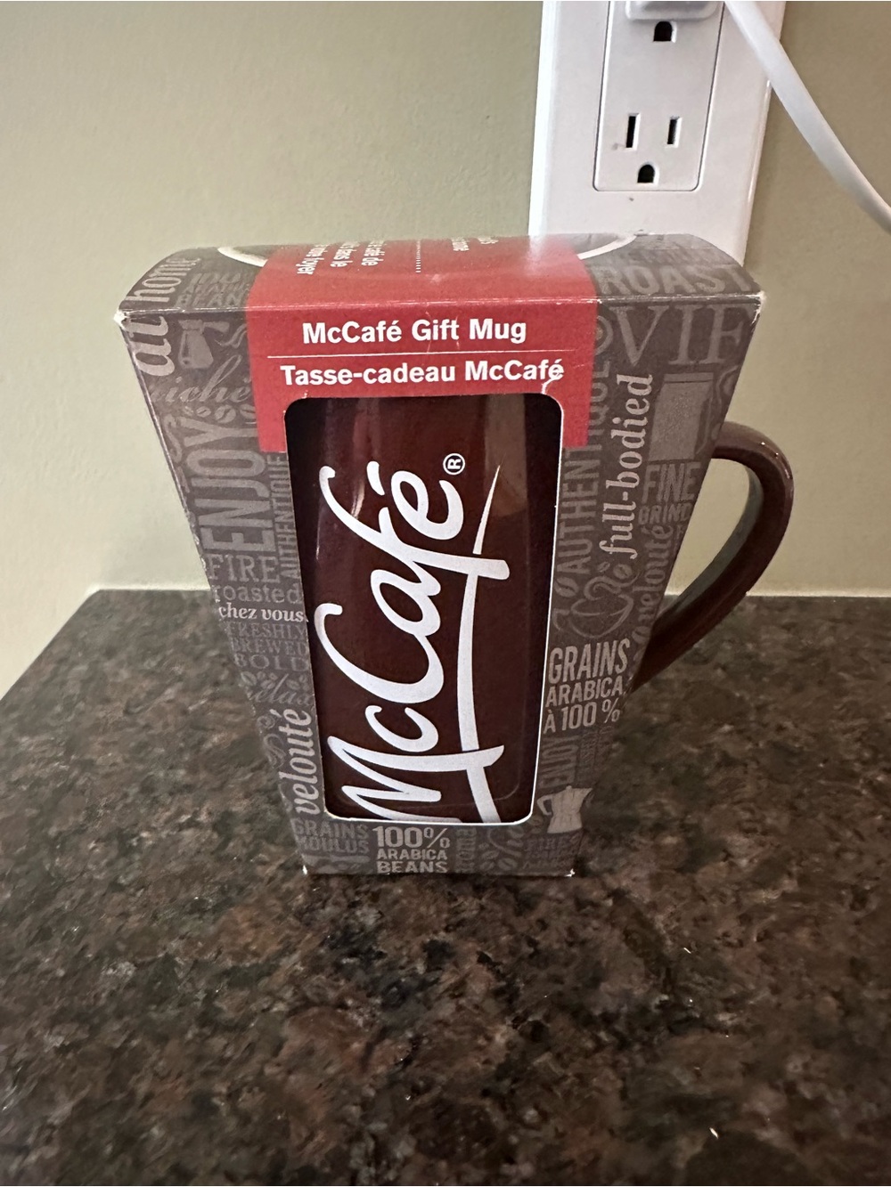 McDonald's McCafé Brown and White Logo Gift Mug